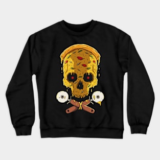 Skull Pizza Crewneck Sweatshirt